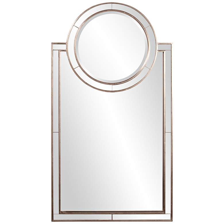 Image 2 Howard Elliott 44" High Silver Leaf Vanity Mirror