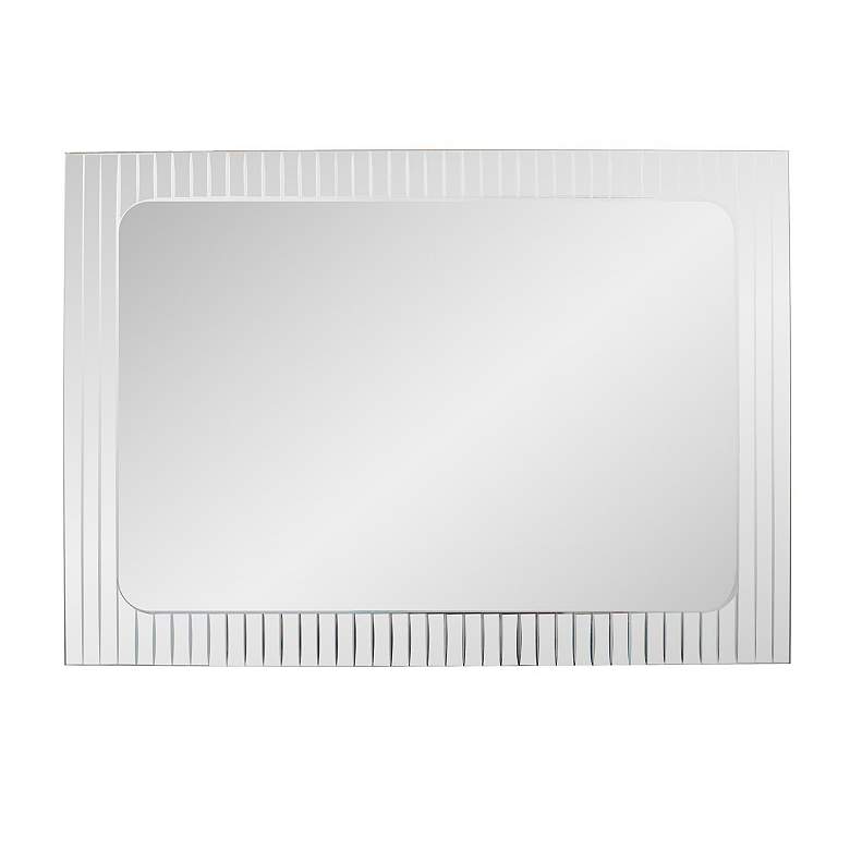 Image 5 Howard Elliott Adoree 30"x40" Rectangular Mirror with 3D Mirror C more views