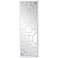 Howard Elliott Aldrich 46 1/2" High Matte White Wood Wall Mirror