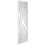 3_Howard Elliott Aldrich 46 1/2" High Matte White Wood Wall Mirror more views