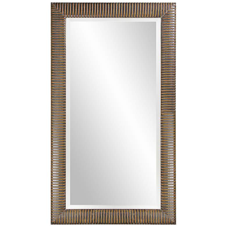 Image 2 Howard Elliott Alexander 82" High Antique Copper Large Floor Mirror