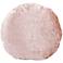 Howard Elliott Amaron Rose Velvet 18" Round Throw Pillow