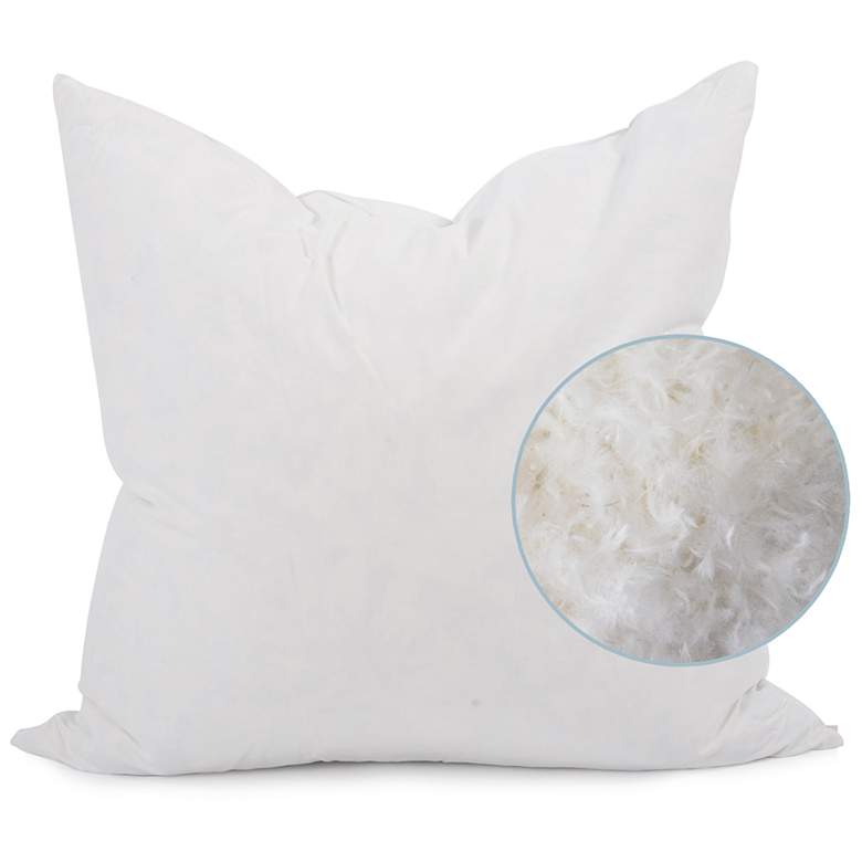Image 7 Howard Elliott Angora Ebony 24" Square Decorative Pillow more views