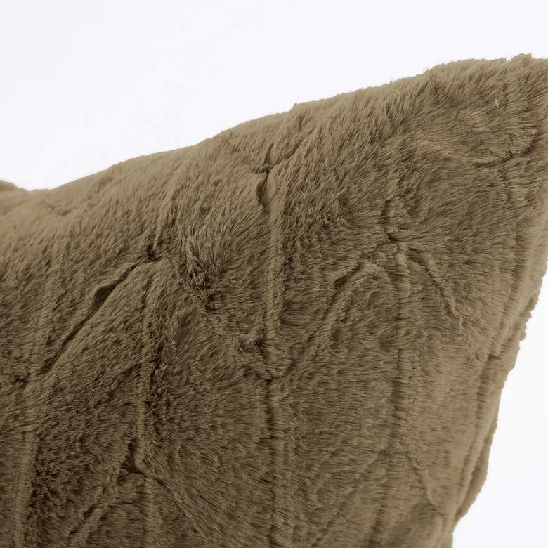 Image 4 Howard Elliott Angora Moss 20" Square Decorative Pillow more views