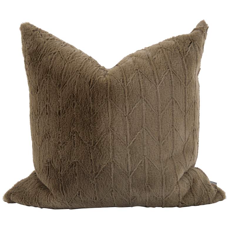 Image 2 Howard Elliott Angora Moss 24" Square Decorative Pillow