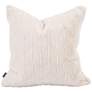 Howard Elliott Angora Natural 20" Square Decorative Pillow