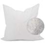 Howard Elliott Angora Natural 20" Square Decorative Pillow