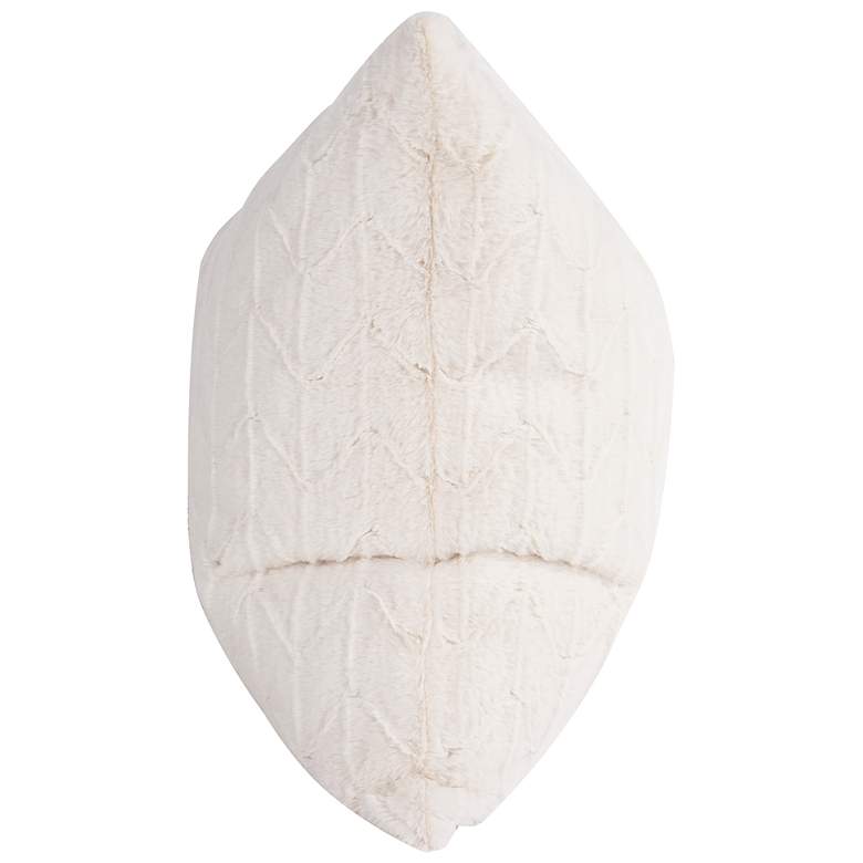 Image 3 Howard Elliott Angora Natural 24" Square Decorative Pillow more views