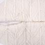 5_Howard Elliott Angora Natural 24" Square Decorative Pillow more views