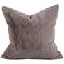 Howard Elliott Angora Stone 24" Square Decorative Pillow