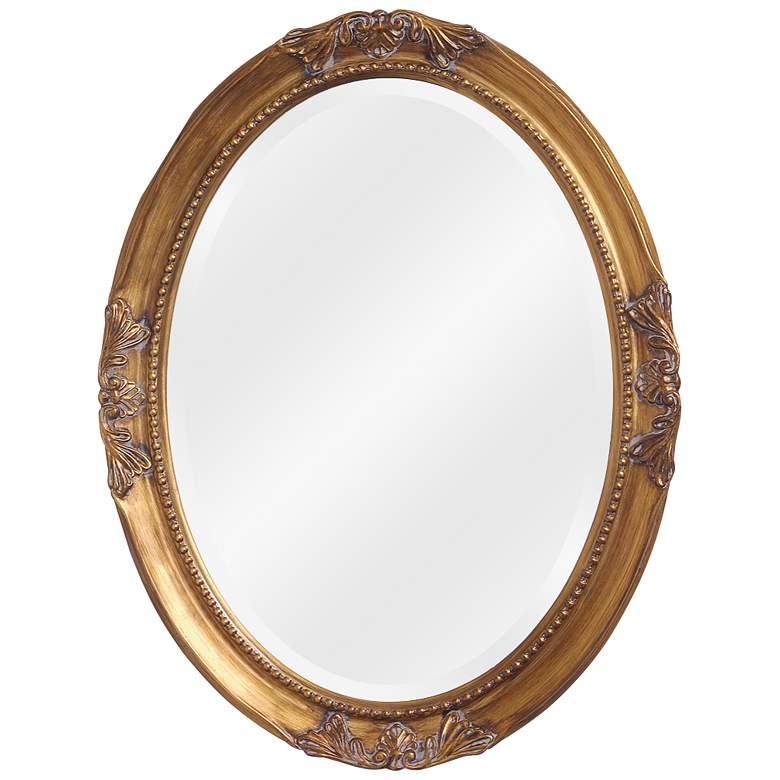 Image 1 Howard Elliott Antique Gold 25 inch x 33 inch Wall Mirror