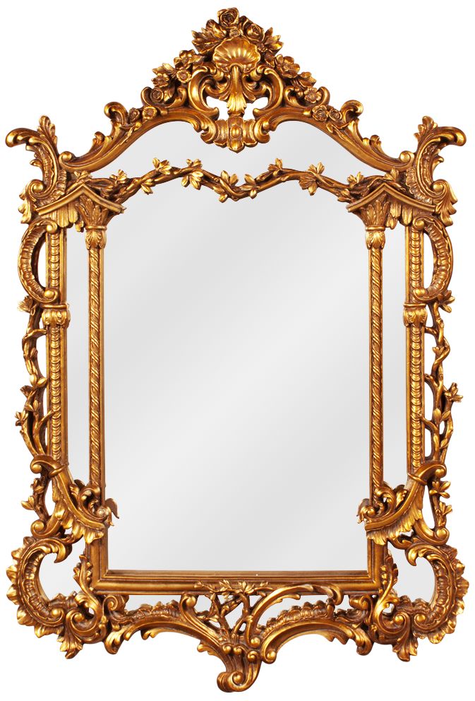 Howard Elliott Arlington Gold Baroque 34 X 49 Wall Mirror - #45W86 ...