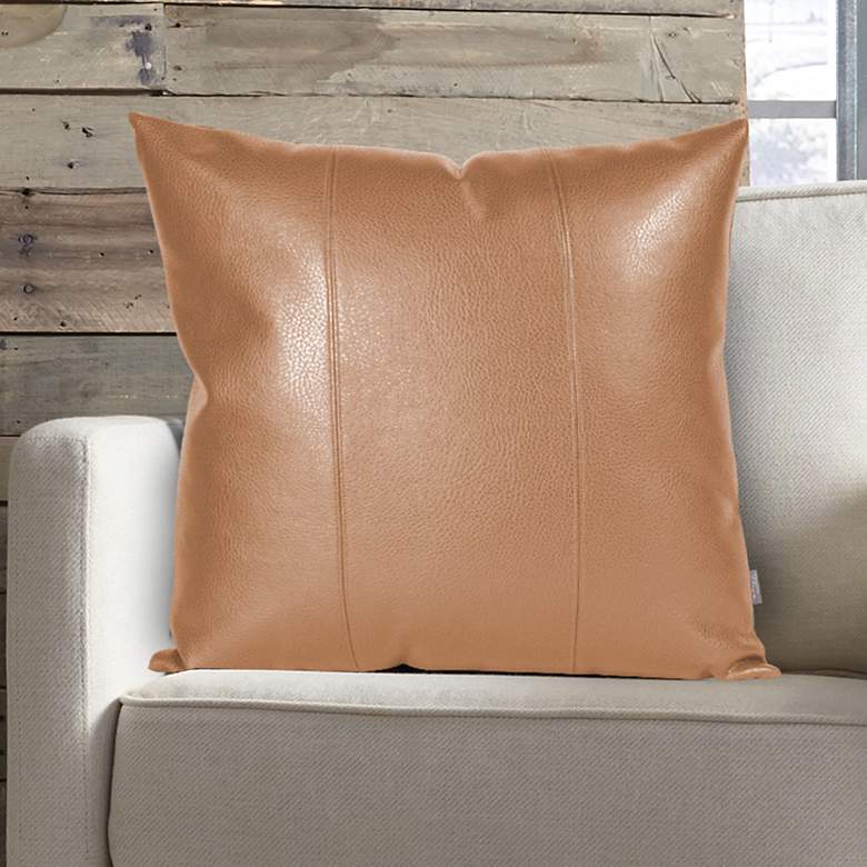 Howard Elliott Avanti Bronze 24&quot; Square Decorative Pillow