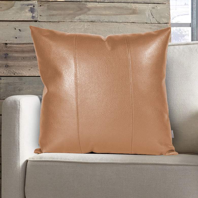 Image 1 Howard Elliott Avanti Bronze 24 inch Square Decorative Pillow