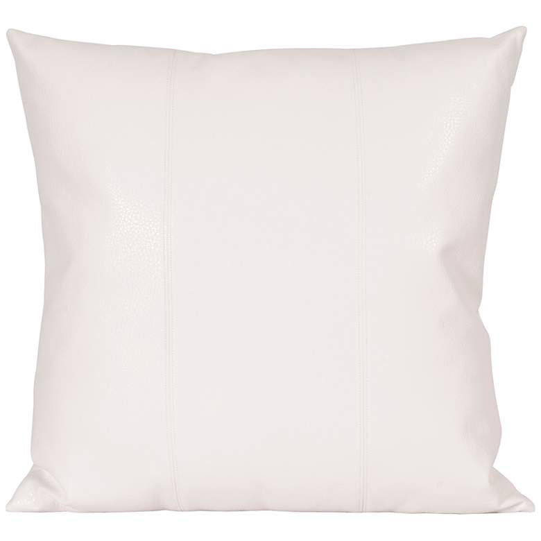 Image 2 Howard Elliott Avanti White 24 inch Square Decorative Pillow