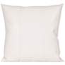 Howard Elliott Avanti White 24" Square Decorative Pillow