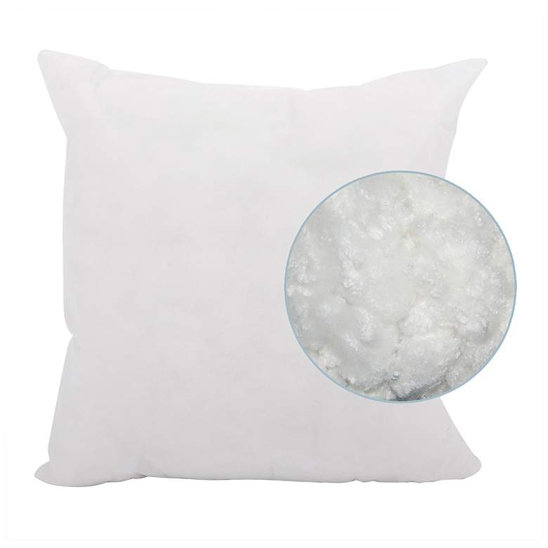 Image 4 Howard Elliott Avanti White 24" Square Decorative Pillow more views