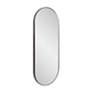 4_Howard Elliott Balducci Black 20" x 50" Oval Wall Mirror more views