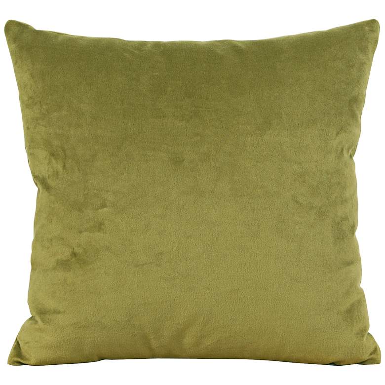 Image 2 Howard Elliott Bella 20 inch Moss Velvet Throw Pillow