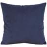 Howard Elliott Bella 20" Royal Blue Velvet Throw Pillow