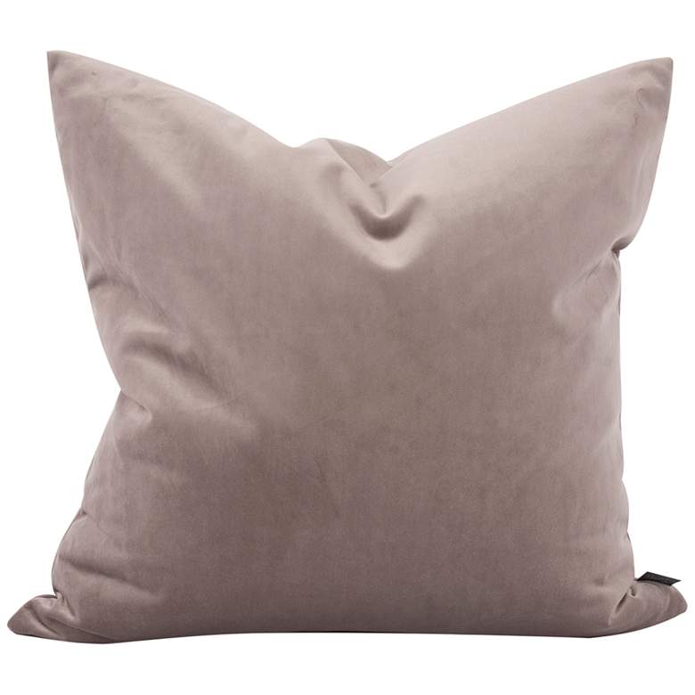Image 2 Howard Elliott Bella Ash Velvet 20" Square Decorative Pillow