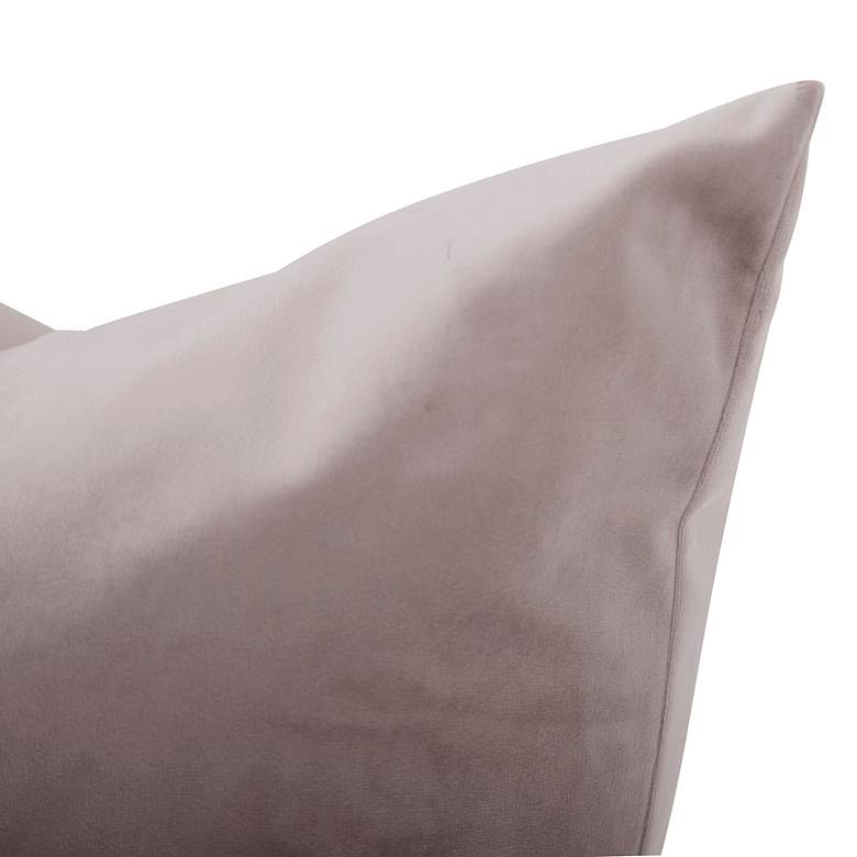 Image 4 Howard Elliott Bella Ash Velvet 20" Square Decorative Pillow more views