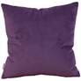 Howard Elliott Bella Eggplant Velvet 24" Square Throw Pillow