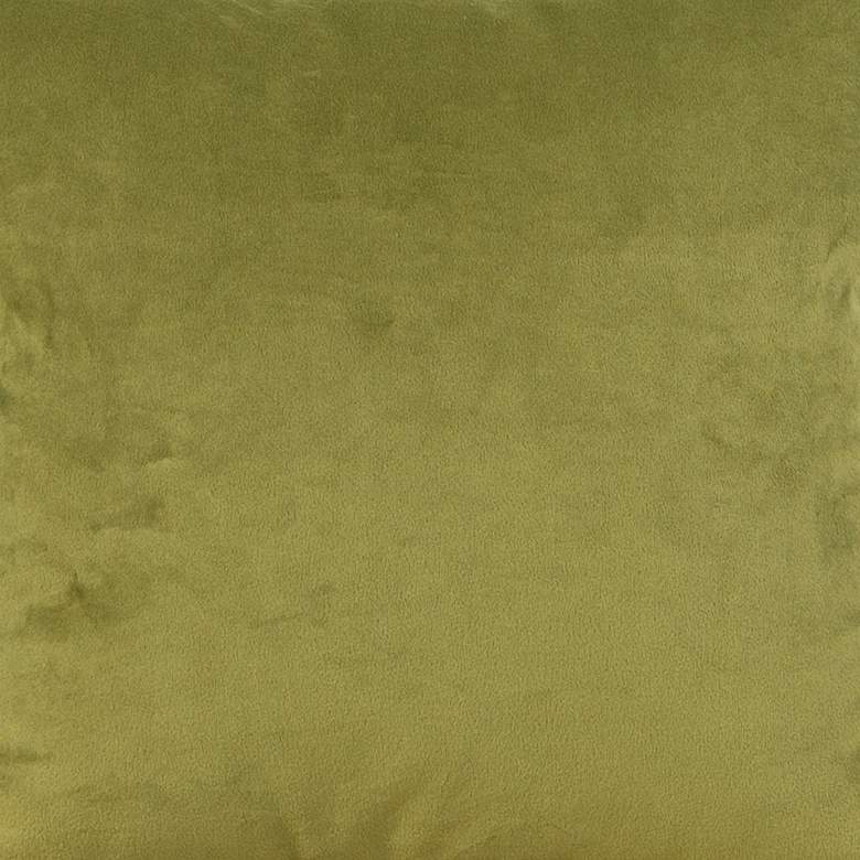 Image 3 Howard Elliott Bella Moss Velvet 24" Square Throw Pillow more views