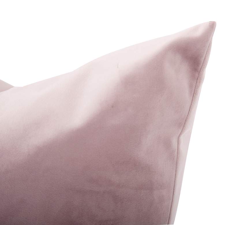 Image 4 Howard Elliott Bella Rose Velvet 20" Square Throw Pillow more views