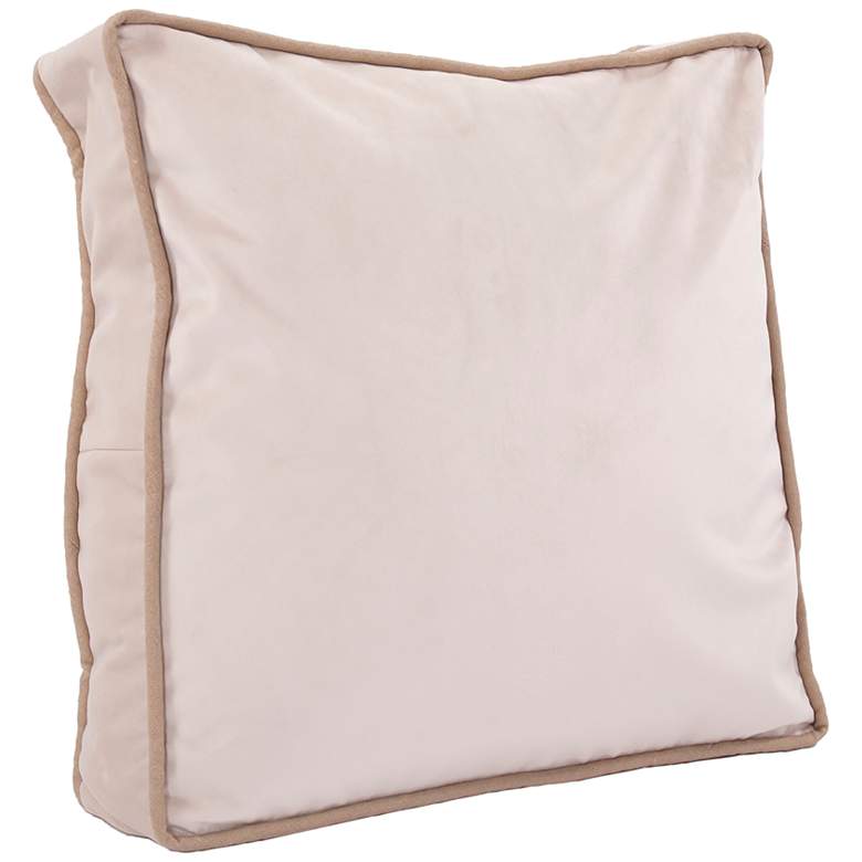 Image 1 Howard Elliott Bella Sand 20 inch Square Gusseted Pillow