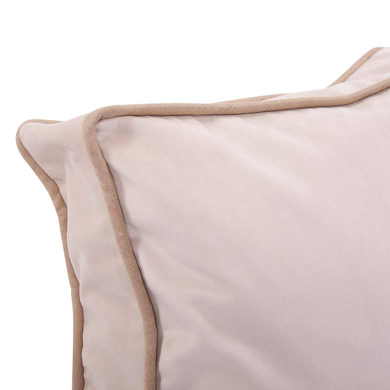 Image 3 Howard Elliott Bella Sand 20 inch Square Gusseted Pillow more views