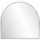 Howard Elliott Black Arched 36"x34" Van Buren Wall Mirror