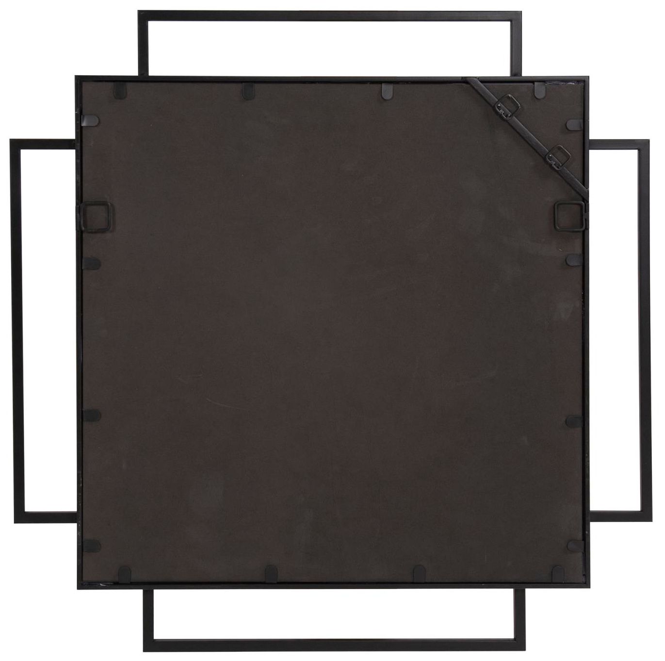 Image 5 Howard Elliott Black Square 30.25"x30.25" Double Metal Framed Geo more views