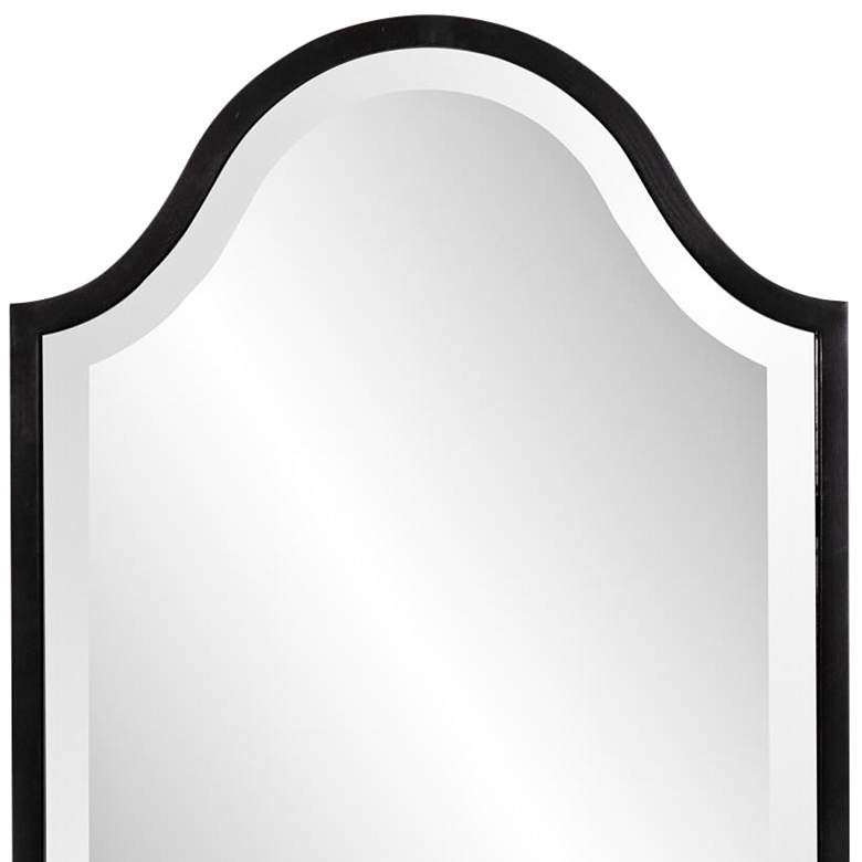 Image 3 Howard Elliott Bosworth Brushed Black 16"x27" Shield Mirror more views