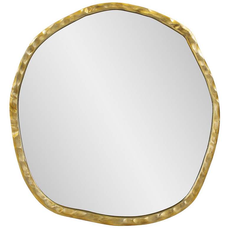 Image 1 Howard Elliott Brass Abstract Cast Iron Framed 27"x29" Martine Wa