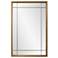 Howard Elliott Brass Rectangular 24"36" Chiverny French Panel Mir