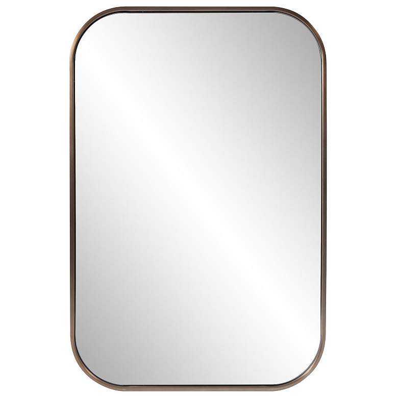 Image 1 Howard Elliott Brass Rectangular 24"x36" Stainless Steel Framed M