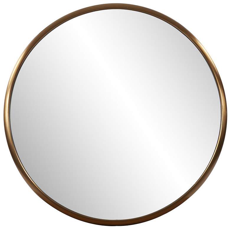Image 1 Howard Elliott Brass Round 20" Stainless Steel Framed Yorkville Wall M