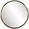 Howard Elliott Brass Round 20" Stainless Steel Framed Yorkville Wall M