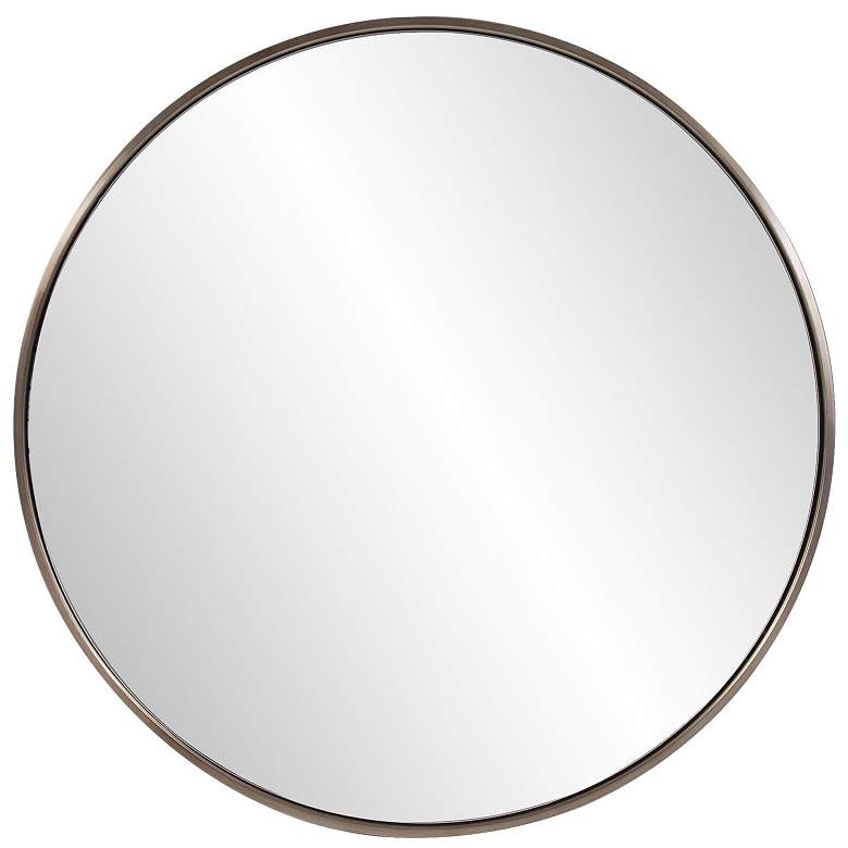 Image 1 Howard Elliott Brass Round 30"x30" Stainless Steel Copenhagen Mir
