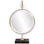Howard Elliott Bright Silver Medallion 18" x 30" Mirror