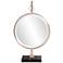 Howard Elliott Bright Silver Medallion 18" x 30" Mirror