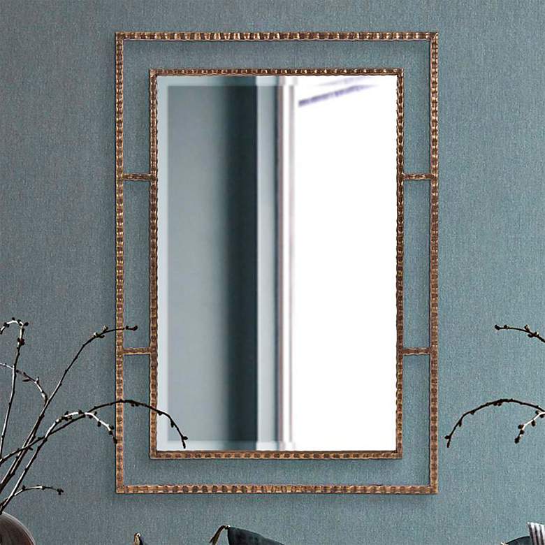 Image 2 Howard Elliott Bronze Rectangular 23"x33" Double Metal Framed Gav