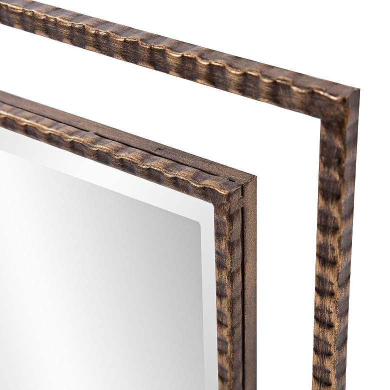 Image 5 Howard Elliott Bronze Rectangular 23"x33" Double Metal Framed Gav more views