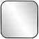 Howard Elliott Brushed Black Square 30"x30" Copenhagen Wall Mirro