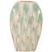Howard Elliott Chasm 15" High Green Large Ceramic Vase