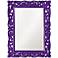 Howard Elliott Chateau Purple 31 1/2" x 42" Wall Mirror