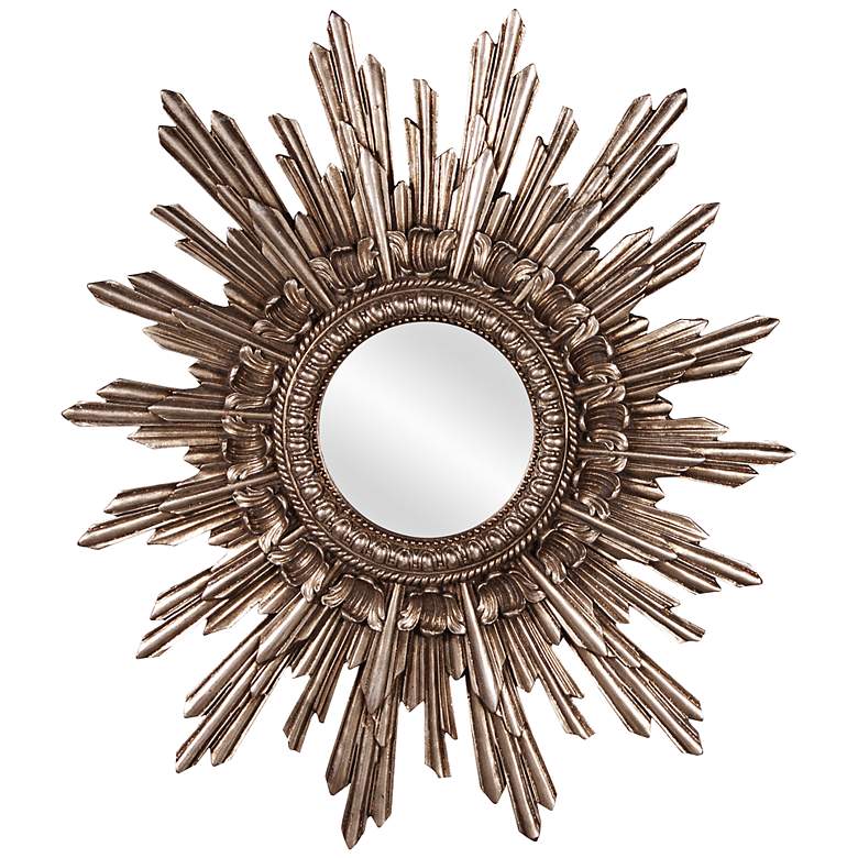 Image 1 Howard Elliott Chelsea 20 inch x 23 inch Sunburst Wall Mirror