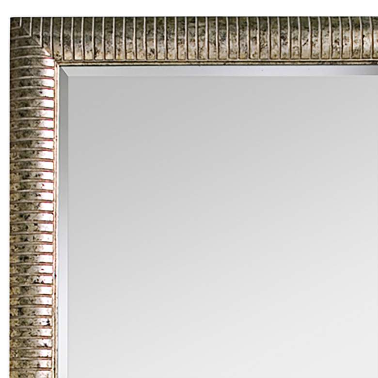 Image 3 Howard Elliott Daniel 84" High Silver Leaf Floor Mirror more views