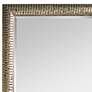 3_Howard Elliott Daniel 84" High Silver Leaf Floor Mirror more views